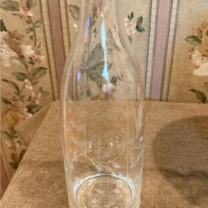 Elegant Clear Glass Vase